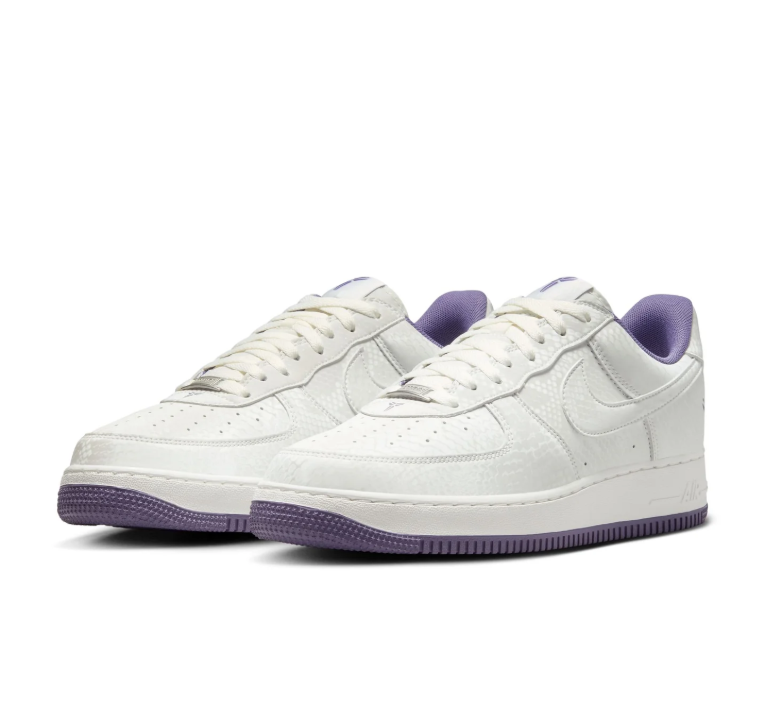 Nike Air Force 1 Low – White / Mamba Logo (Kobe Bryant Edition)