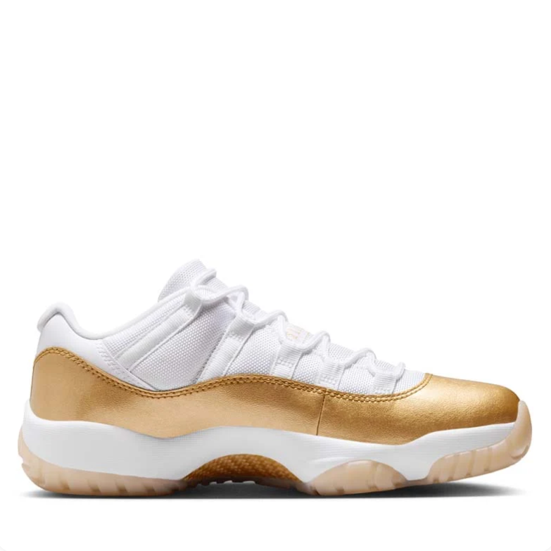 Air Jordan 11 Low – White / Metallic Gold / Tan
