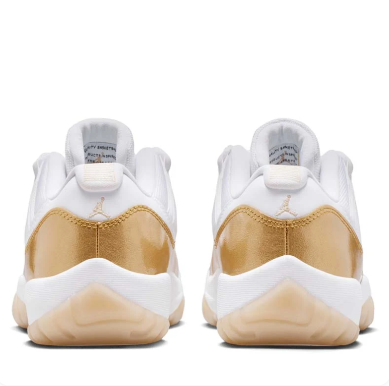 Air Jordan 11 Low – White / Metallic Gold / Tan