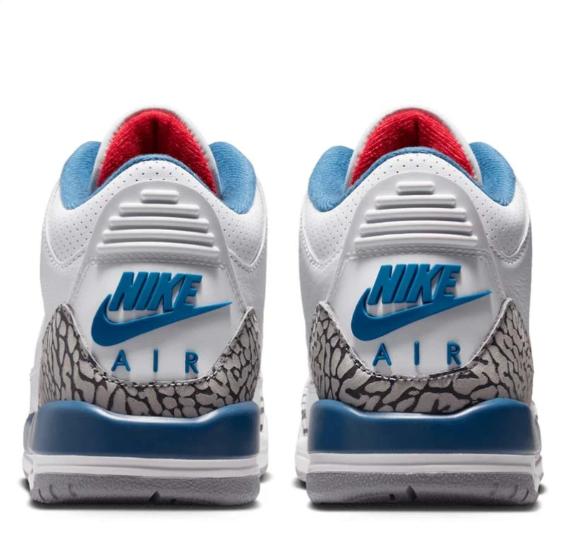 Air Jordan 3 Retro – White / True Blue / Fire Red