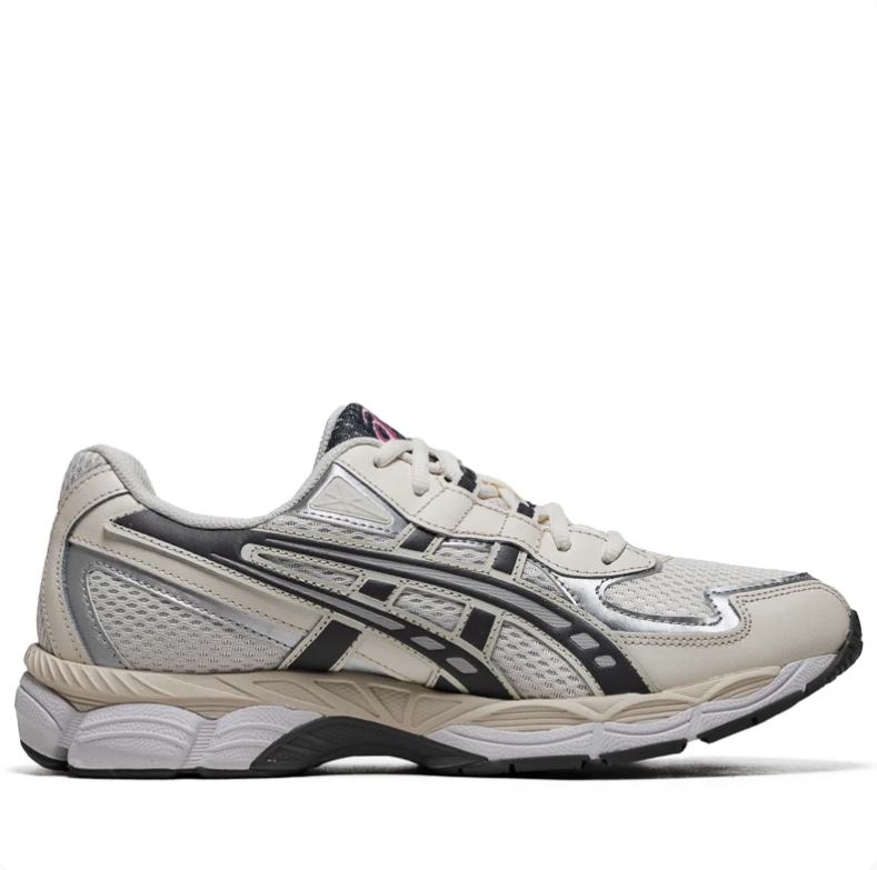 ASICS Gel-NYC – Cream / Dark Grey / Pink Retro City Runner