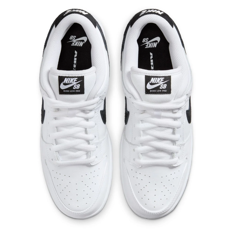 Nike SB Dunk Low Pro – White / Black (Panda)