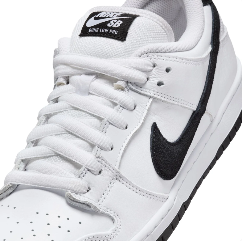 Nike SB Dunk Low Pro – White / Black (Panda)
