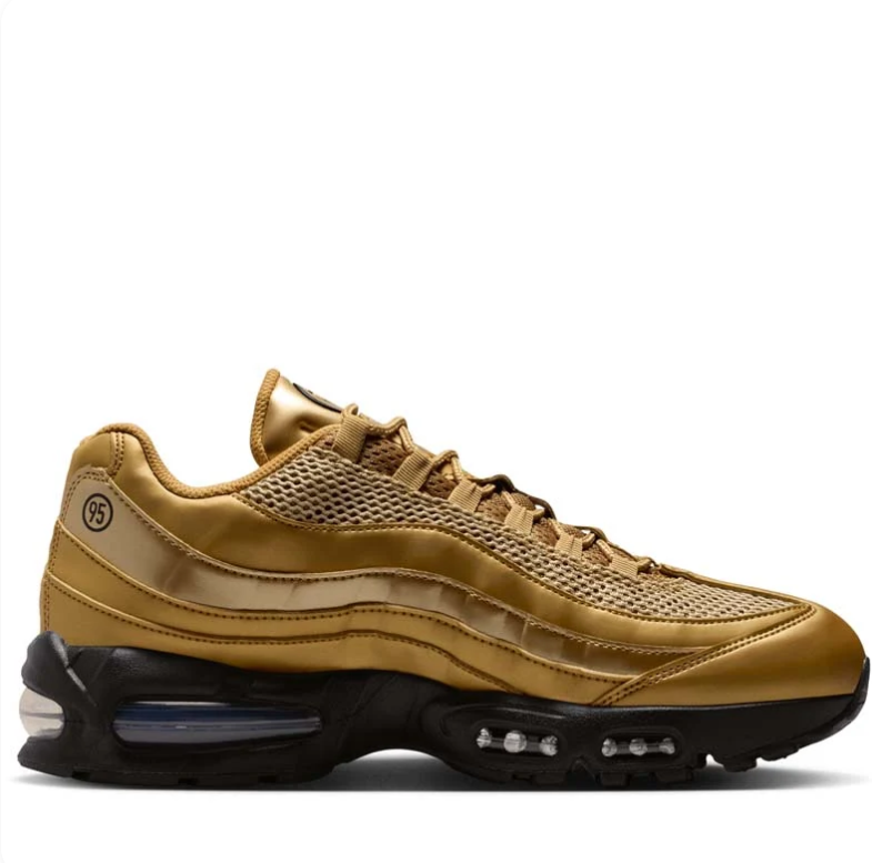 Nike Air Max 95 – Metallic Gold / Wheat / Black