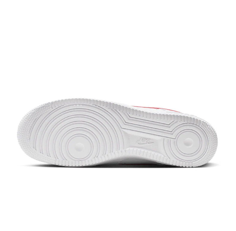 Nike Air Force 1 Low '07 – White / Crimson Red Swoosh