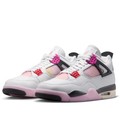 Air Jordan 4 Retro – White / Pink / Black (Hyper Pink Accent)