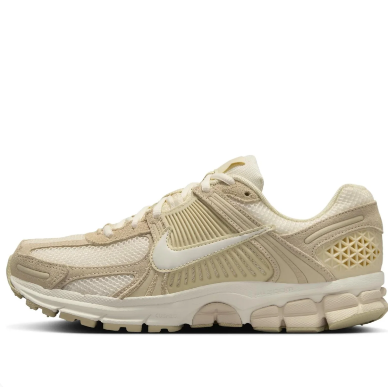 Nike V2K Run – Cream / Sand / Gold Retro Running Sneakers