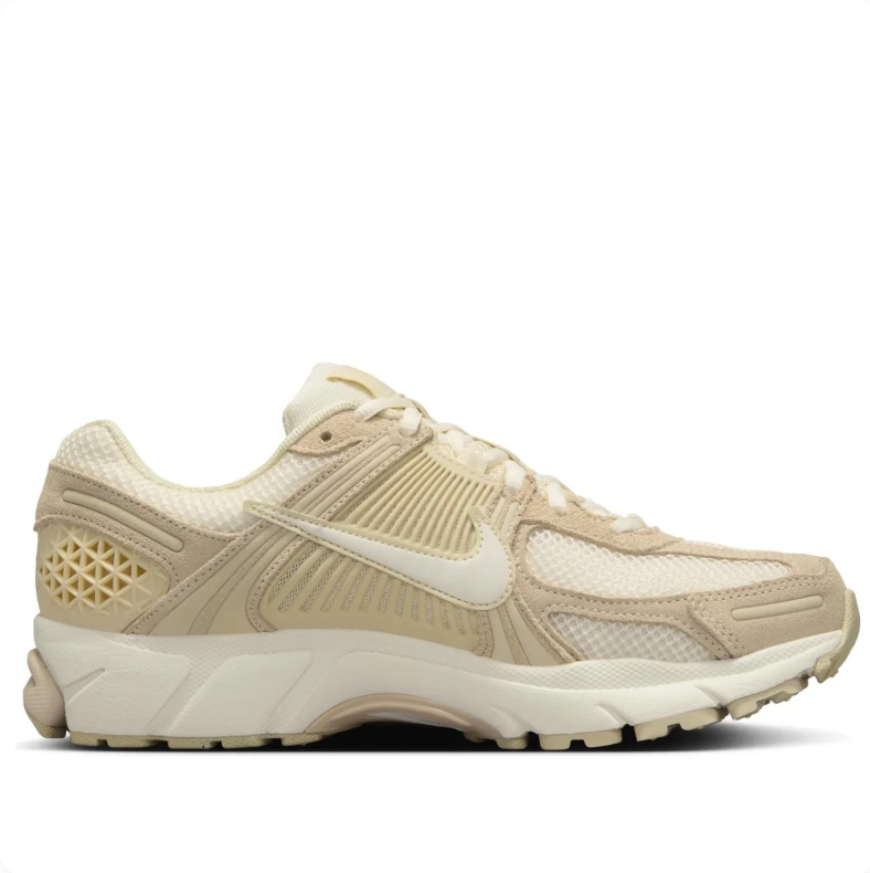 Nike V2K Run – Cream / Sand / Gold Retro Running Sneakers