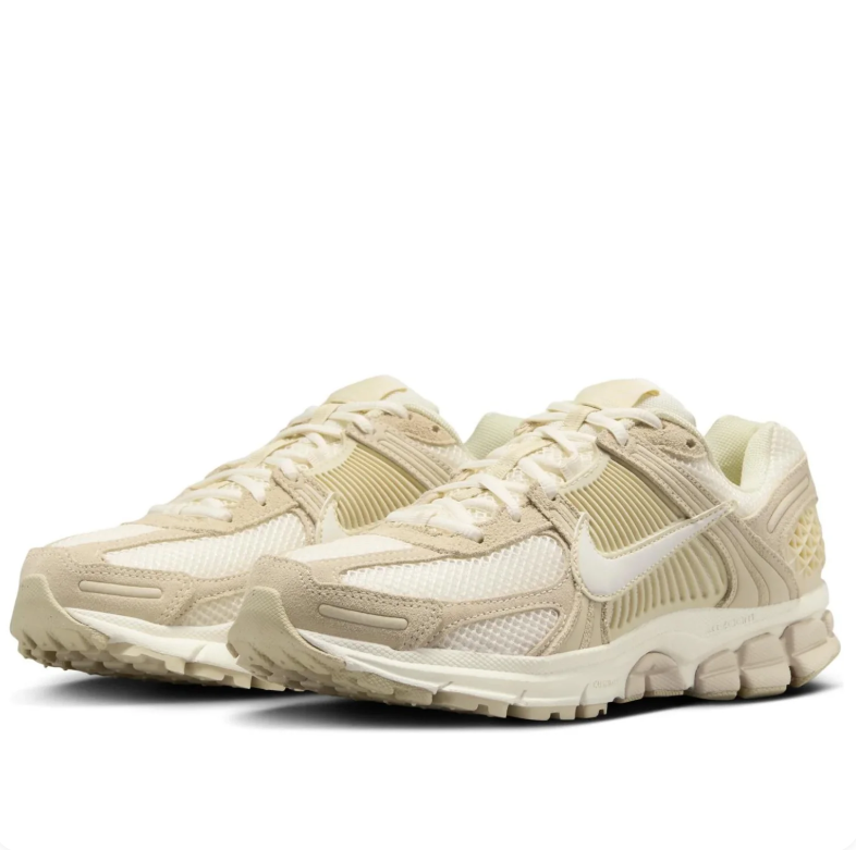 Nike V2K Run – Cream / Sand / Gold Retro Running Sneakers