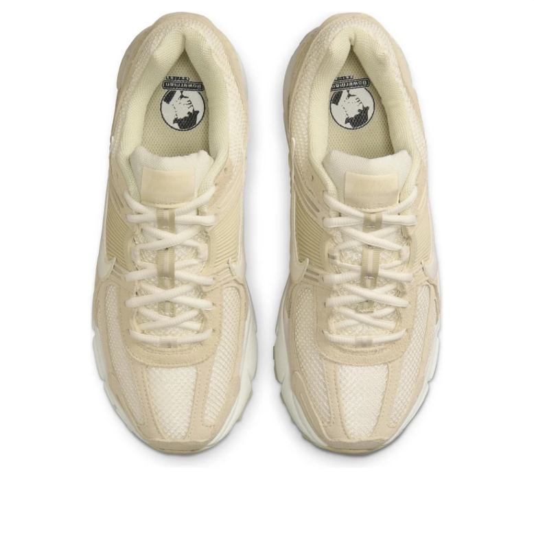 Nike V2K Run – Cream / Sand / Gold Retro Running Sneakers