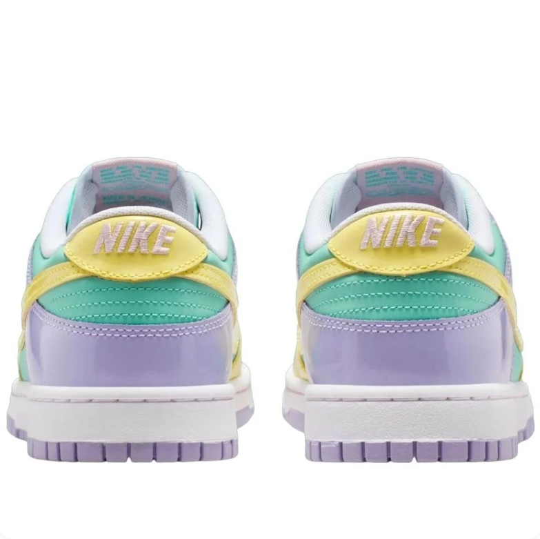 Nike Dunk Low – Mint Green / Neon Yellow / Lavender (Easter Candy)