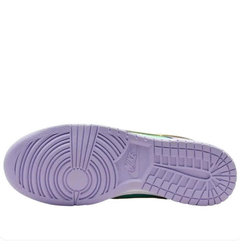 Nike Dunk Low – Mint Green / Neon Yellow / Lavender (Easter Candy)