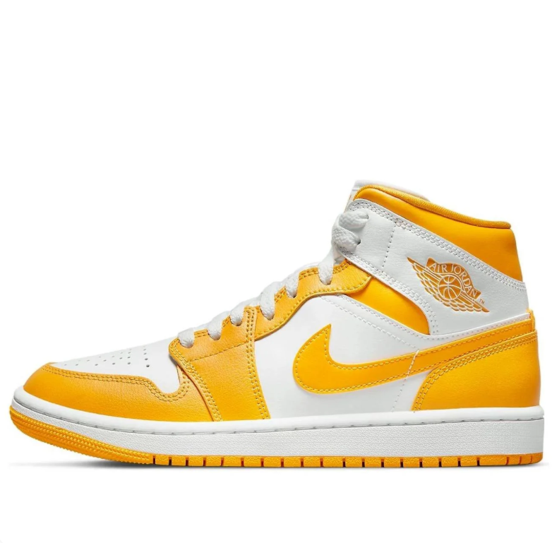 Air Jordan 1 Mid – Taxi Yellow / White