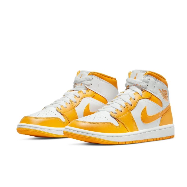 Air Jordan 1 Mid – Taxi Yellow / White