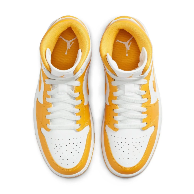 Air Jordan 1 Mid – Taxi Yellow / White