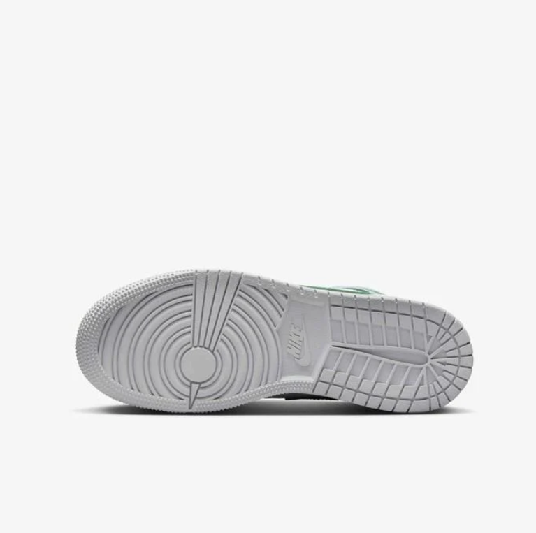 Air Jordan 1 Mid – White / Pine Green