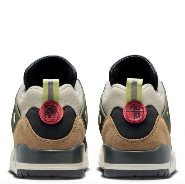 Air Jordan 3 Retro – Black / Khaki / Red Accent