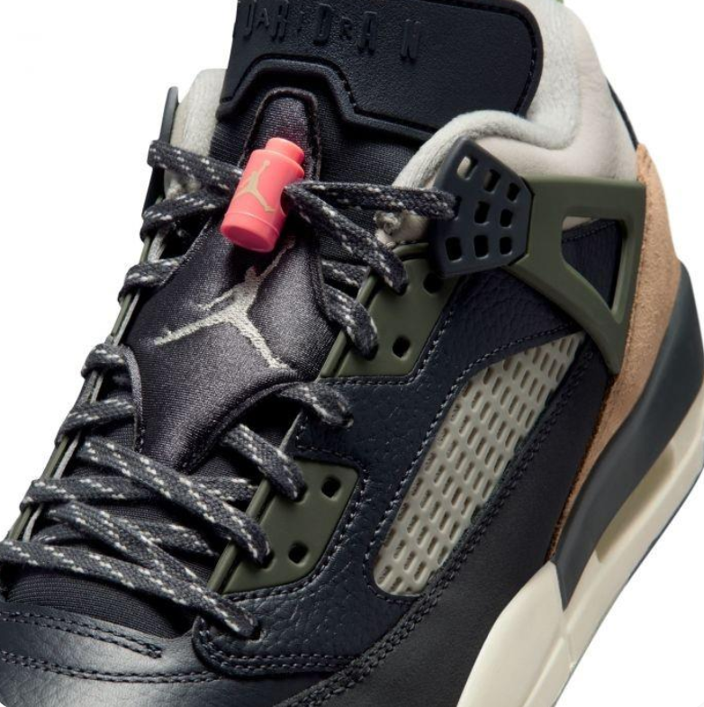 Air Jordan 3 Retro – Black / Khaki / Red Accent