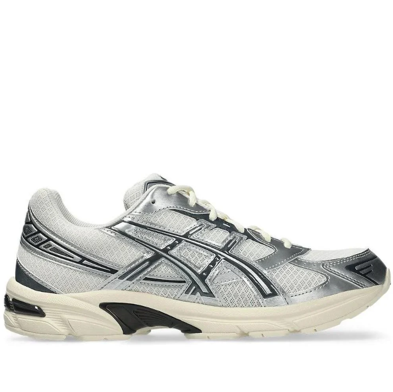 ASICS Gel-Kayano 14 – White / Silver / Black Retro Running Sneakers
