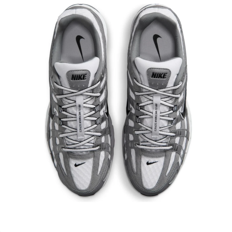 Nike P-6000 – Silver / Grey / White Retro Running Sneakers