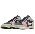 Air Jordan 1 Low – Grey / Pink / Cream Multi-Panel