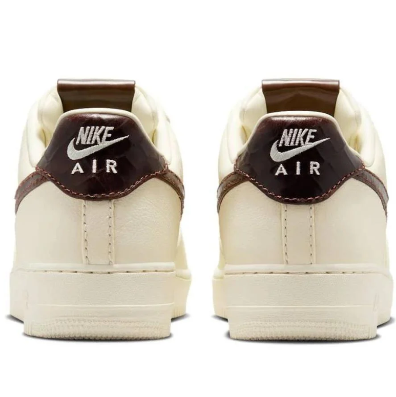 Nike Air Force 1 Low '07 – Cream / Dark Brown Swoosh