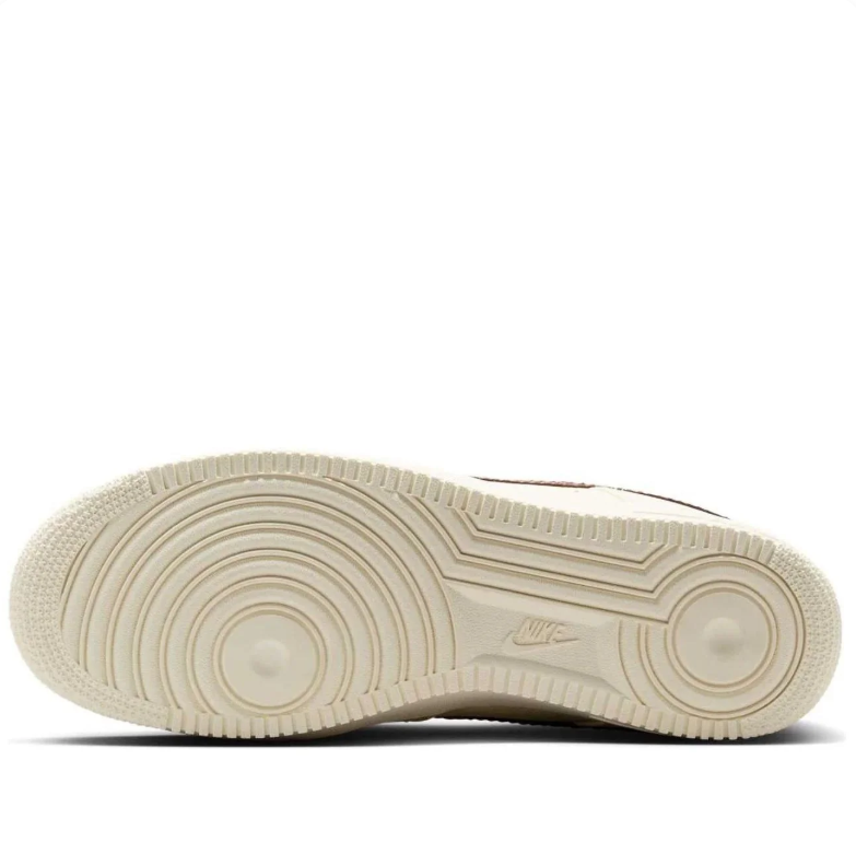 Nike Air Force 1 Low '07 – Cream / Dark Brown Swoosh