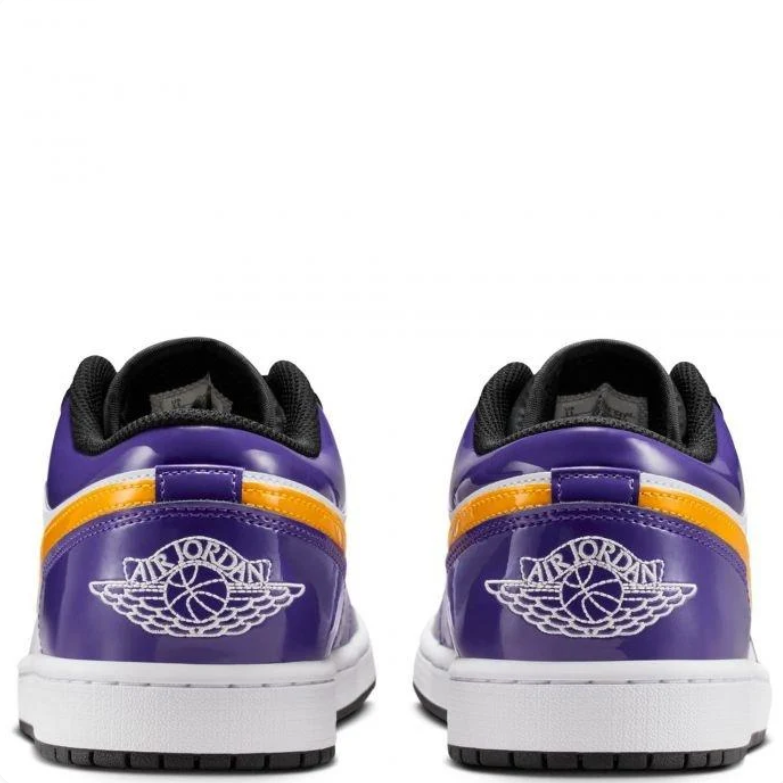 Air Jordan 1 Low – Purple / Yellow / White (Lakers Colorway)