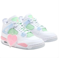 Air Jordan 4 Retro – Pastel Tie-Dye (Pink / Mint / Baby Blue)