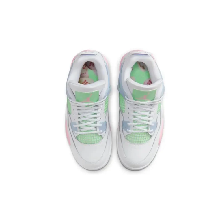 Air Jordan 4 Retro – Pastel Tie-Dye (Pink / Mint / Baby Blue)