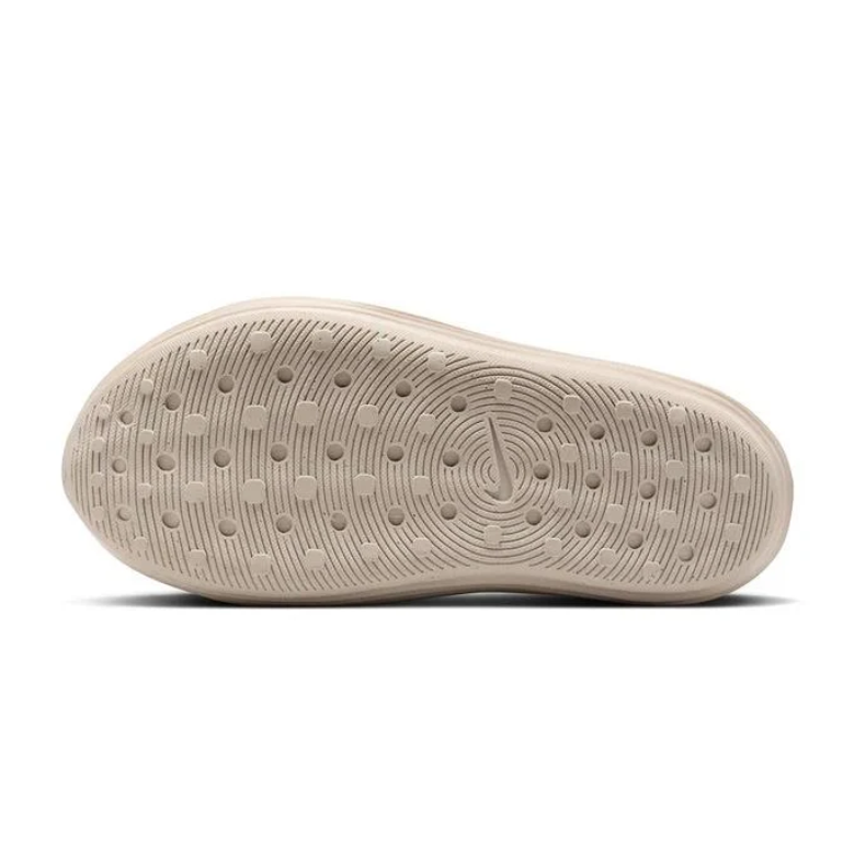 Minimalist Perforated Slip-On Clogs – Cream / Beige