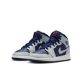 Air Jordan 1 Mid – Grey / Midnight Navy / White