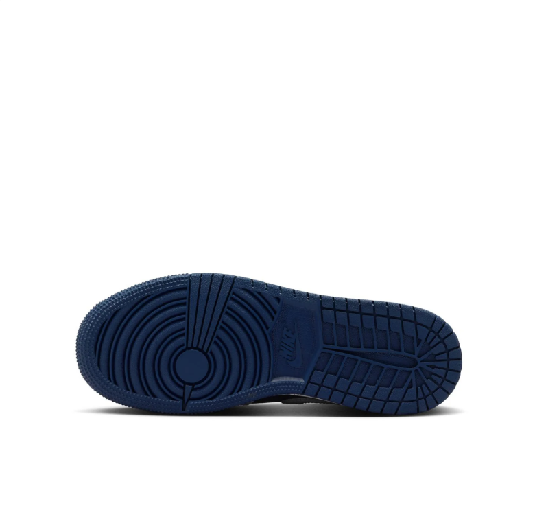 Air Jordan 1 Mid – Grey / Midnight Navy / White