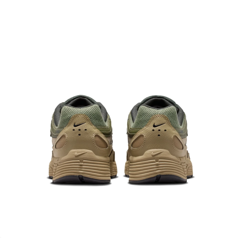 Retro Low-Top Sneakers – Olive Green / Khaki