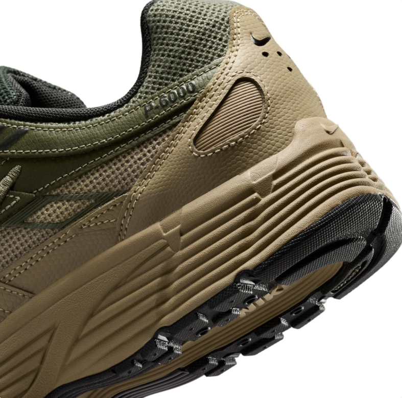 Retro Low-Top Sneakers – Olive Green / Khaki